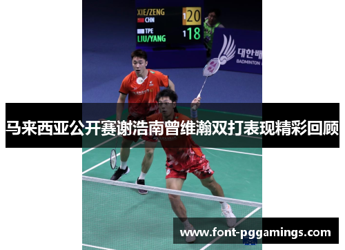 马来西亚公开赛谢浩南曾维瀚双打表现精彩回顾